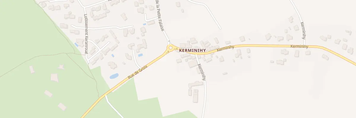 Plan du 4 Ham de Kerminihy à Erdeven