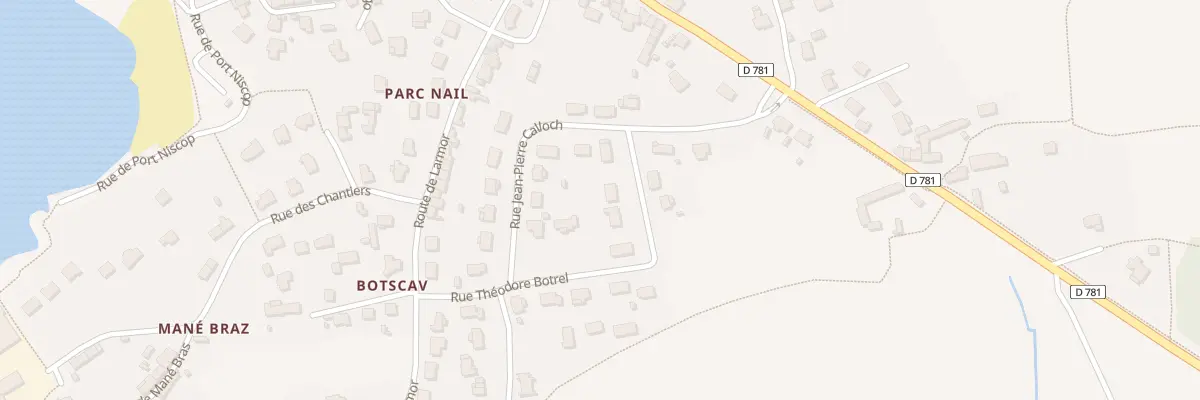 Plan du 4 Rue Theodore Botrel à Belz