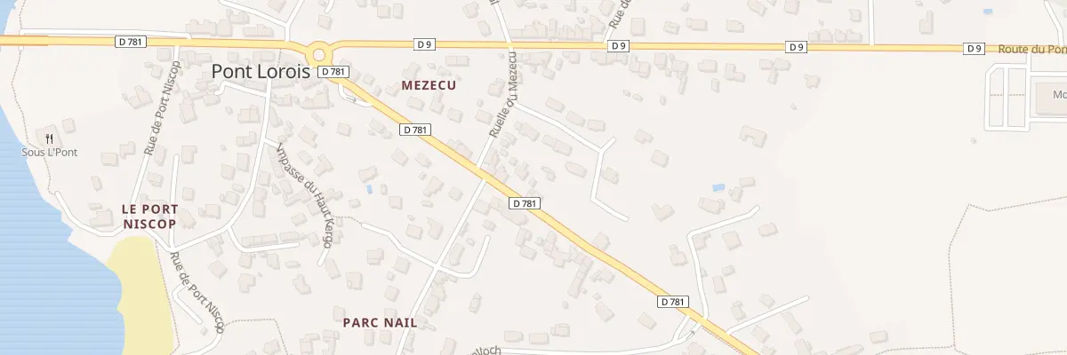Plan du 25 Rte de Kergroix à Belz