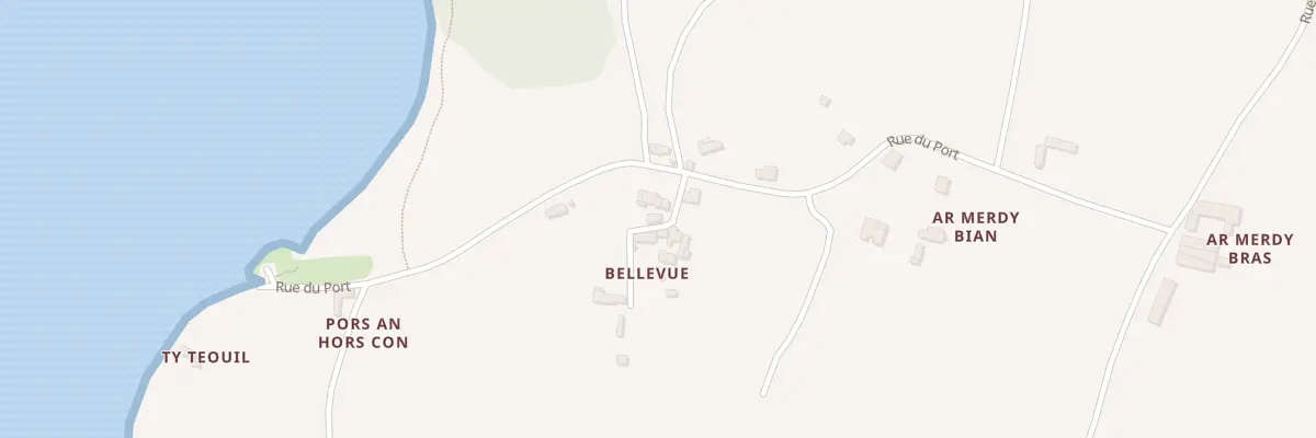 Plan du 2B Rue de Bellevue à Kerbors
