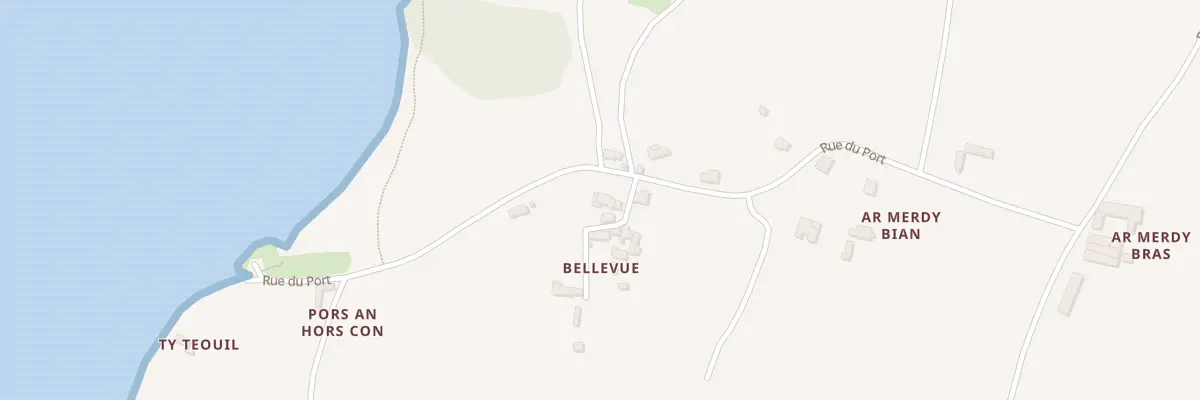 Plan du 2 Rue de Bellevue à Kerbors