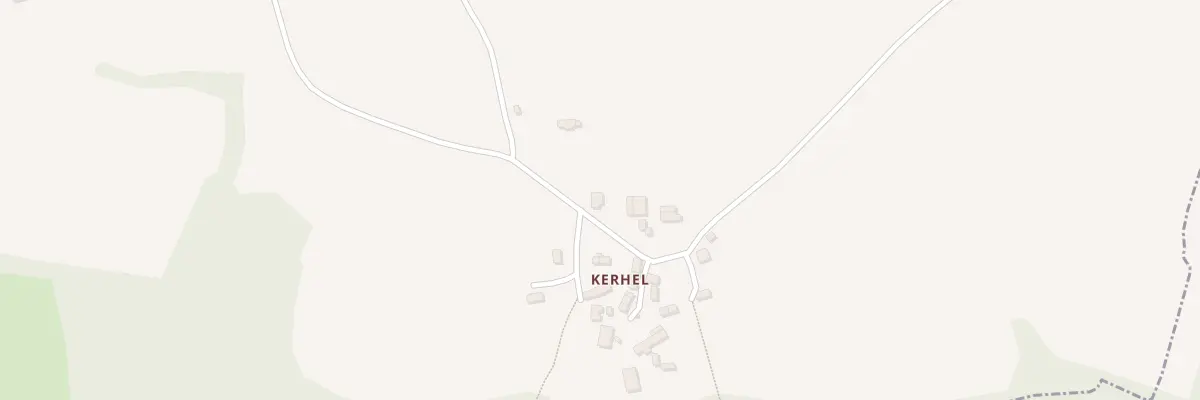 Plan du 5777 Kerhel à Bubry