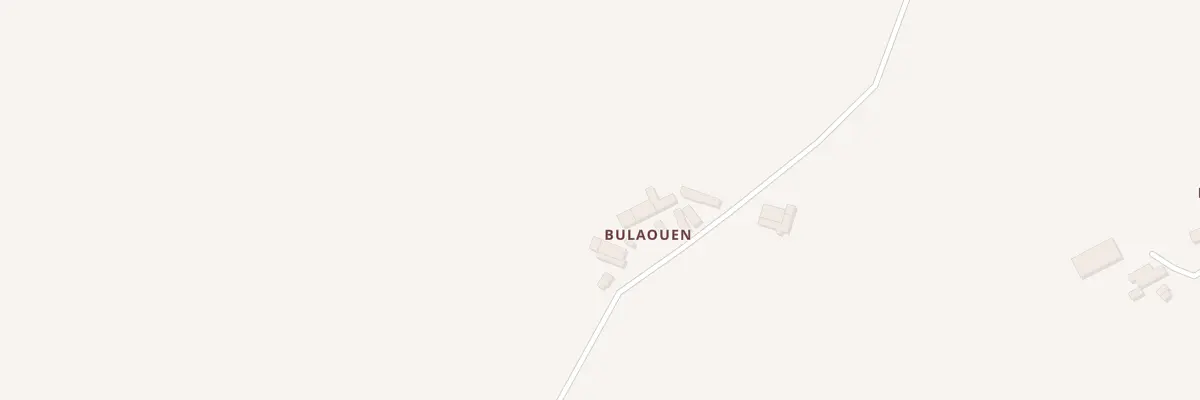 Plan du 3 Bulaouen à Silfiac