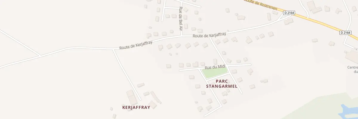 Plan du 12 Rue du Midi à Gouarec