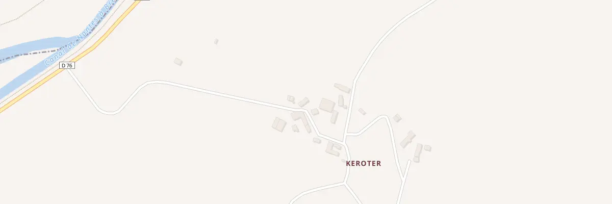Plan du 3 Kerauter à Plélauff