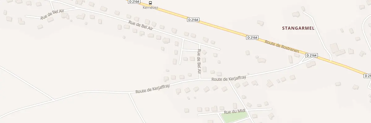 Plan du 3 Pl du Bel Air à Gouarec