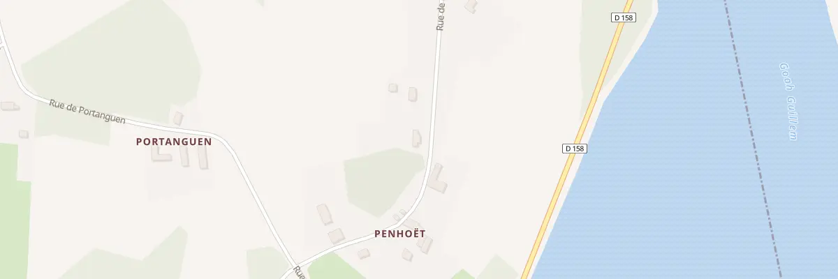 Plan du 5 Penhoet à Merlevenez