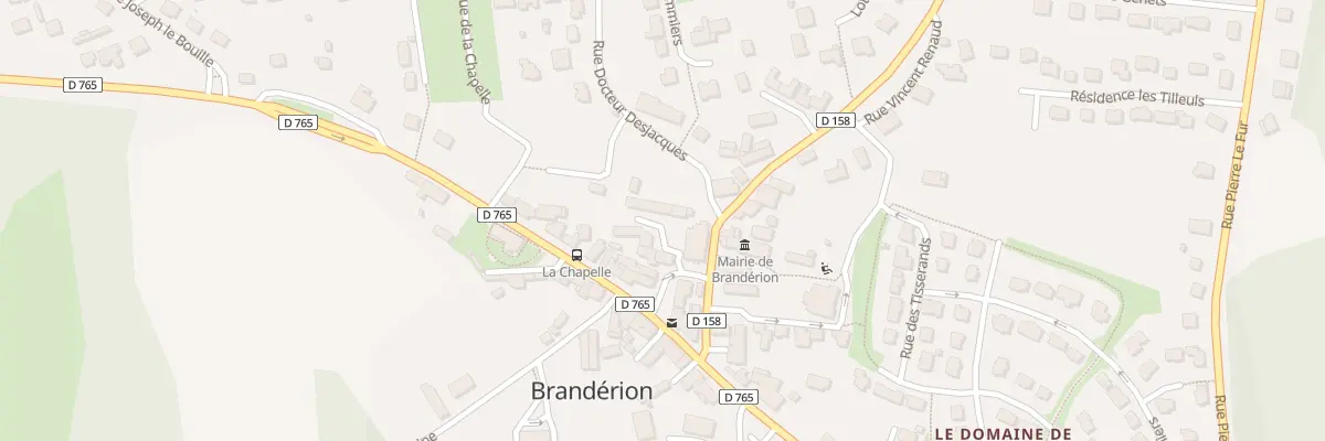 Plan du 2 Imp du Vieux Logis à Brandérion
