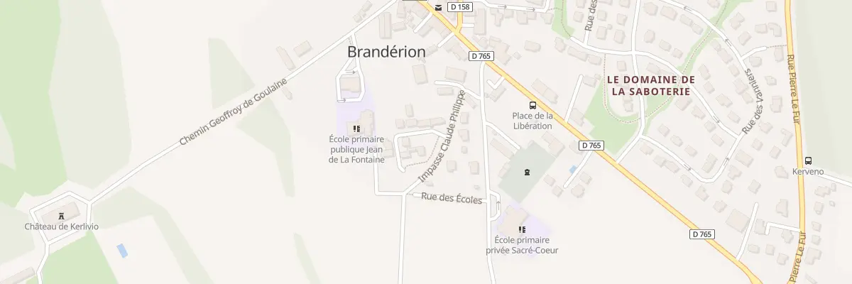 Plan du 11 Imp du Pre Vert à Brandérion