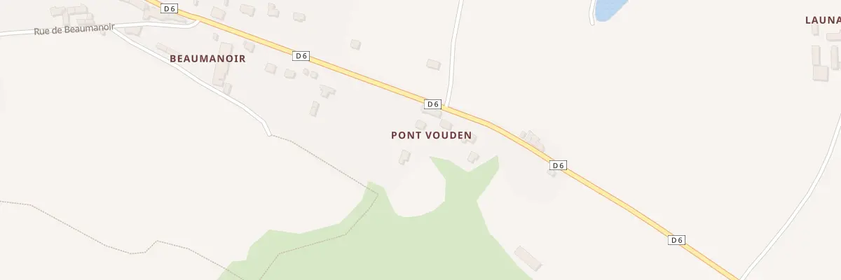 Plan du 1 Pont Vouden à Ploëzal