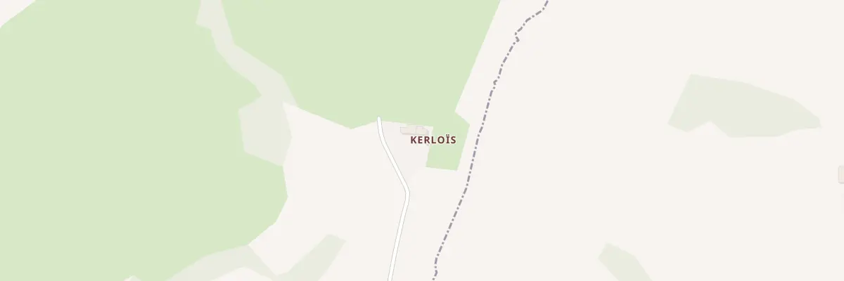 Plan du 2 Kerlois à Kerien
