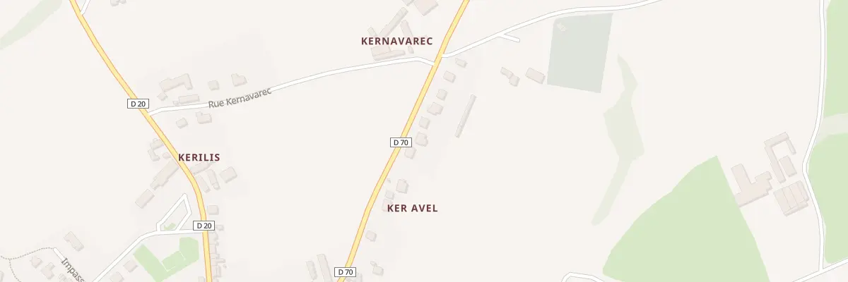 Plan du 22 Rue de Keravel à Trédarzec