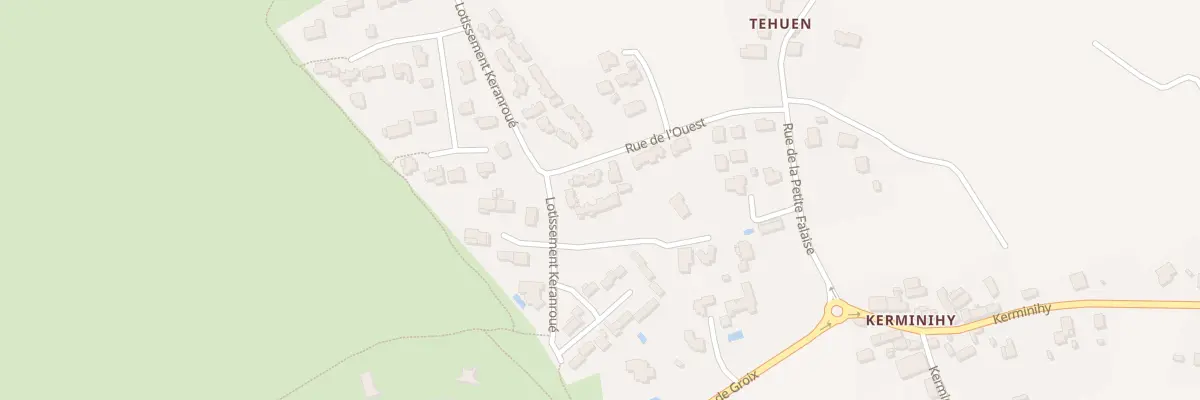 Plan du 5953 Lot de Keranroué à Erdeven