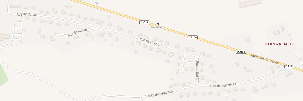 Plan du 9 Rue de Bel Air à Gouarec