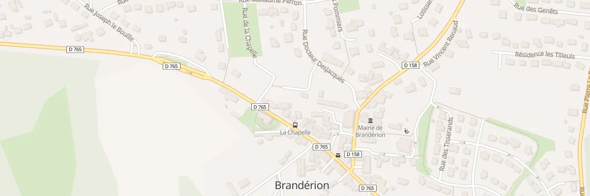 Plan du 7 Rue du Pressoir à Brandérion