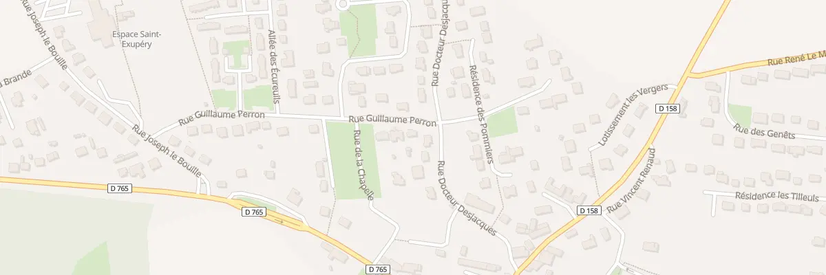 Plan du 30 Rue Guillaume Perron à Brandérion