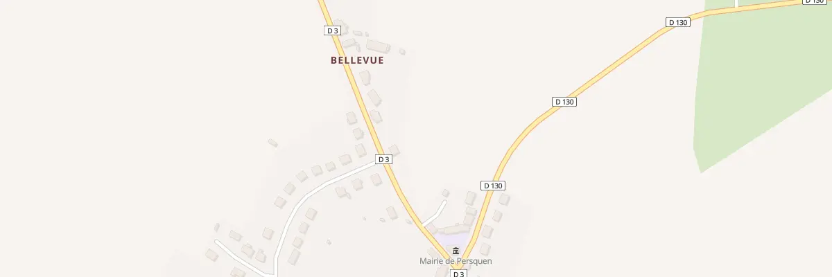 Plan du 12 Rue de la Bellevue à Persquen