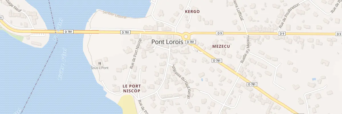 Plan du 5 Rue du Haut Kergo à Belz