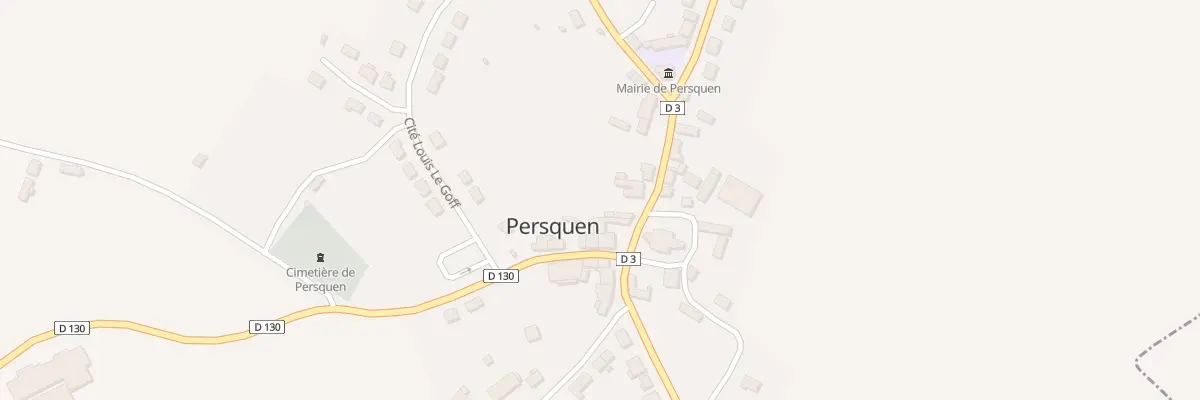 Plan du 3 Rue Laurent Bigoin à Persquen