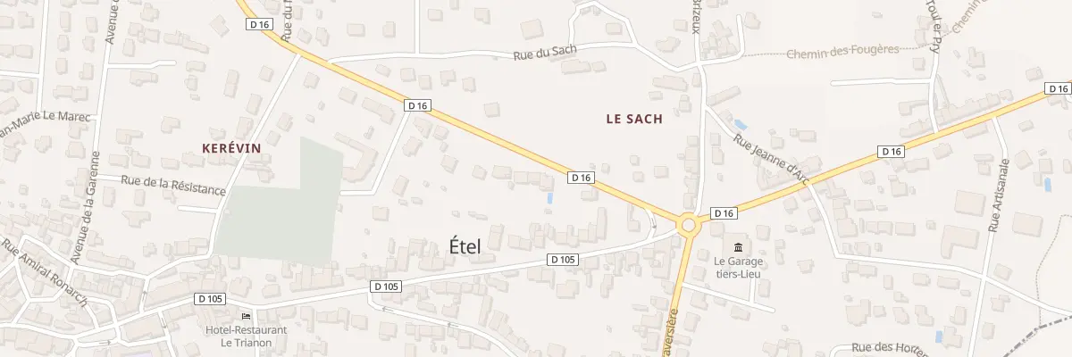 Plan du 13 Av Louis Bougo à Étel