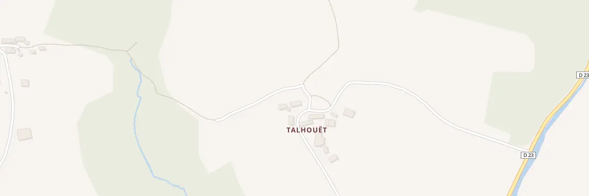 Plan du 5292 Talhouët à Lanvaudan