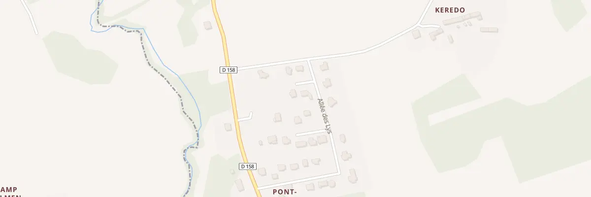 Plan du 4 Res Les Hauts de Keredo à Nostang