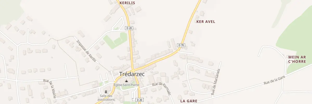 Plan du 5169 Le Bourg à Trédarzec