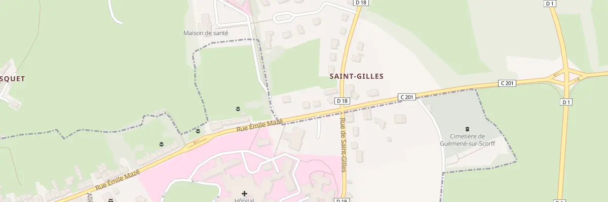 Plan du 84 Rue Emile Maze à Locmalo