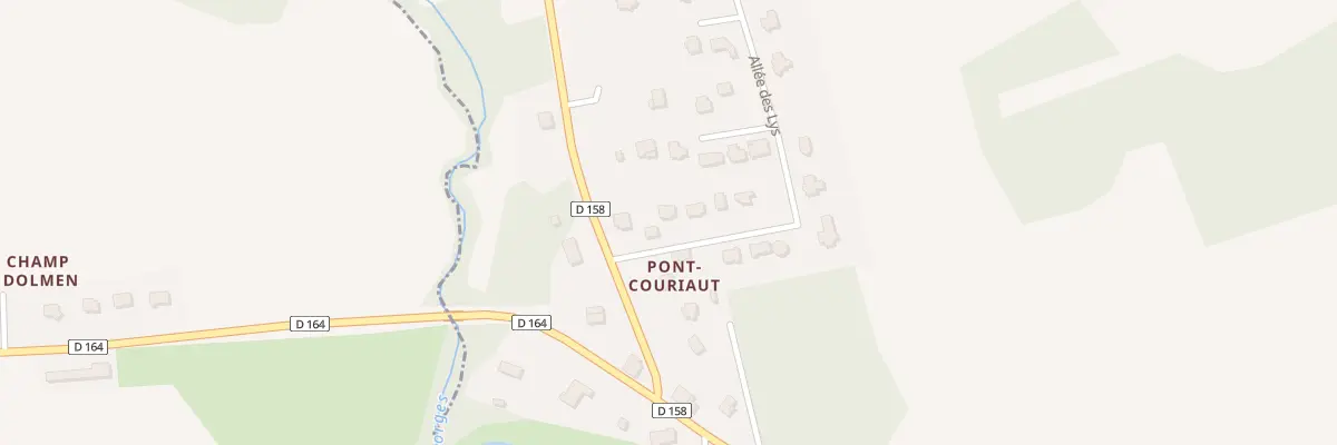Plan du 3 Imp Hameau de Talhouet à Nostang