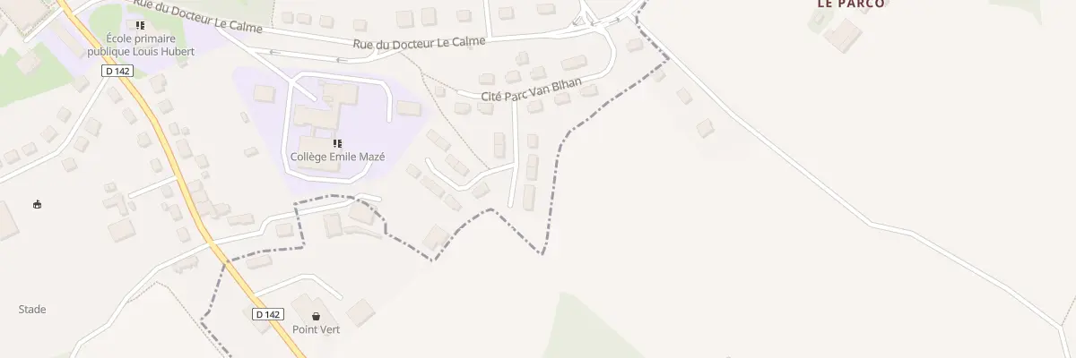 Plan du 18 Cité Parc Von Bihan à Guémené-sur-Scorff
