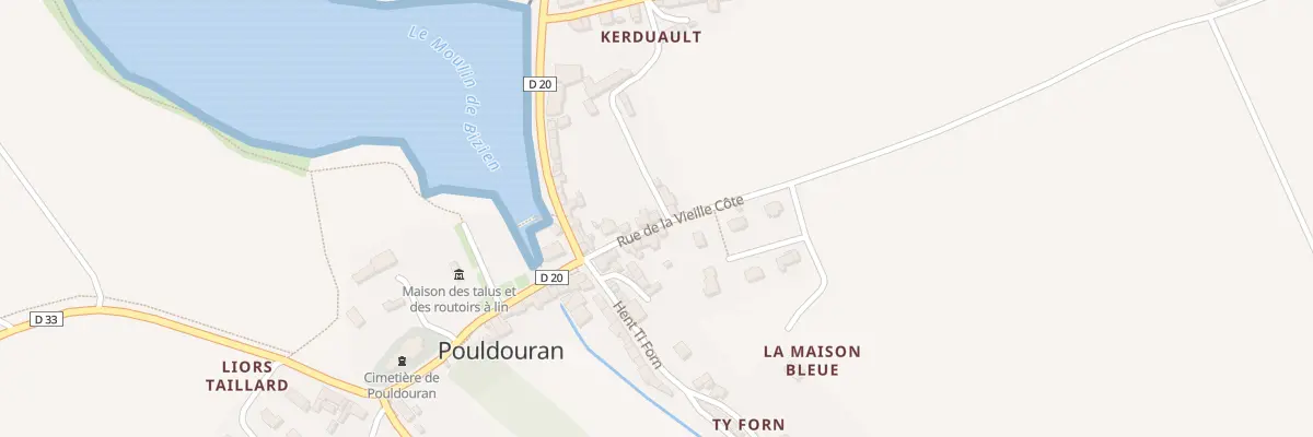 Plan du 7 Rue de la Vieille Côte à La Roche-Jaudy
