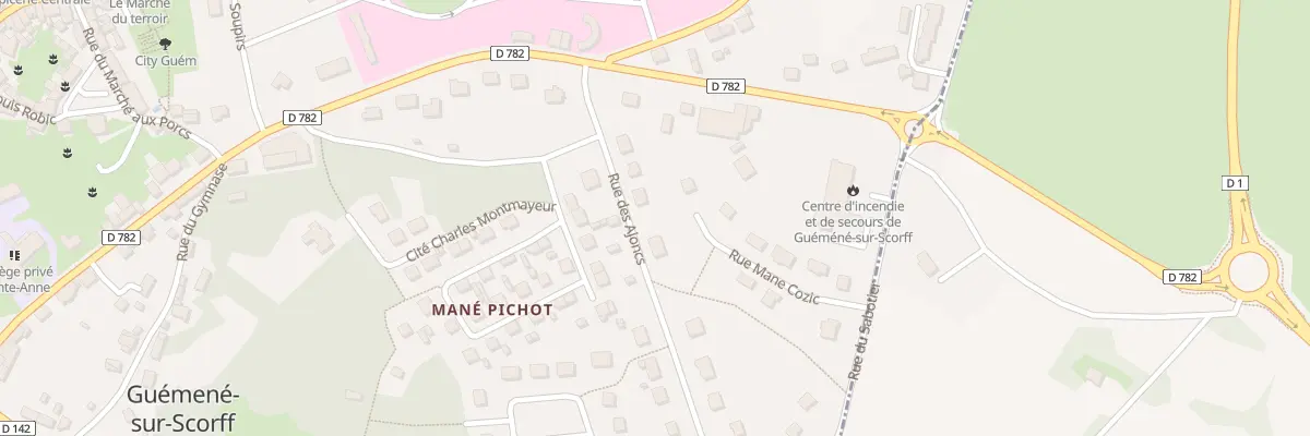 Plan du 8 Rue des Ajoncs à Guémené-sur-Scorff