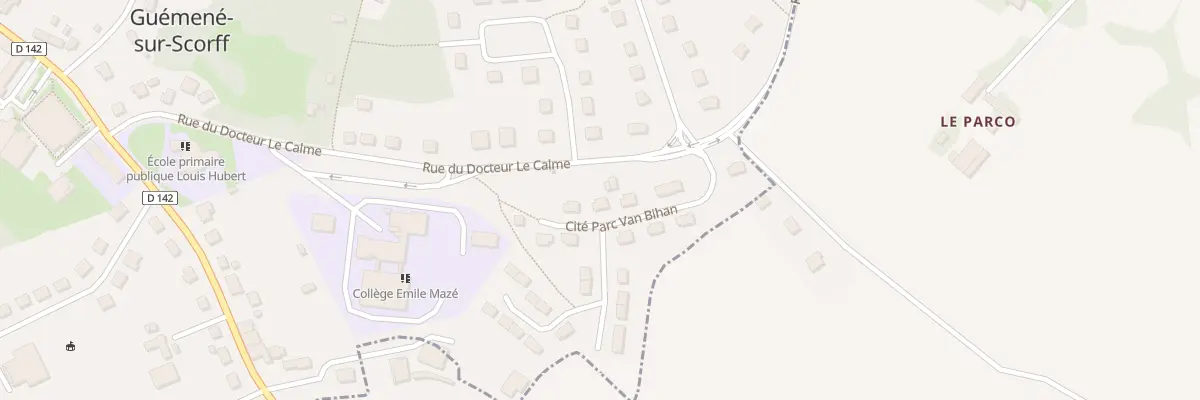 Plan du 7 Cité Parc Von Bihan à Guémené-sur-Scorff