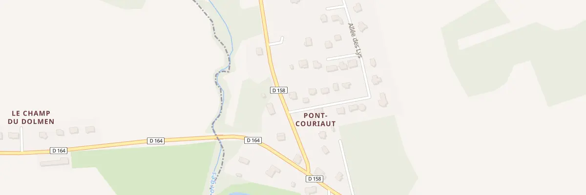 Plan du 1 Imp Hameau de Talhouet à Nostang
