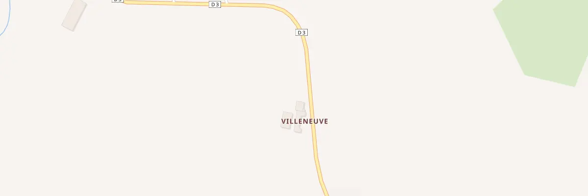 Plan du 1 Villeneuve à Persquen