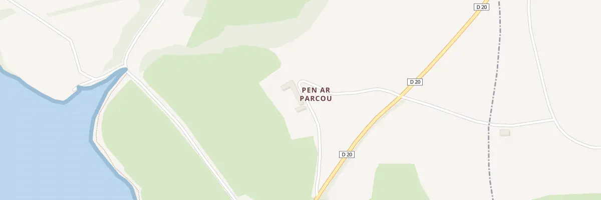 Plan du 5108 Pen Ar Parcqou à Trédarzec
