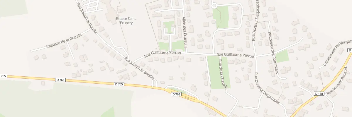 Plan du 10 Rue Guillaume Perron à Brandérion