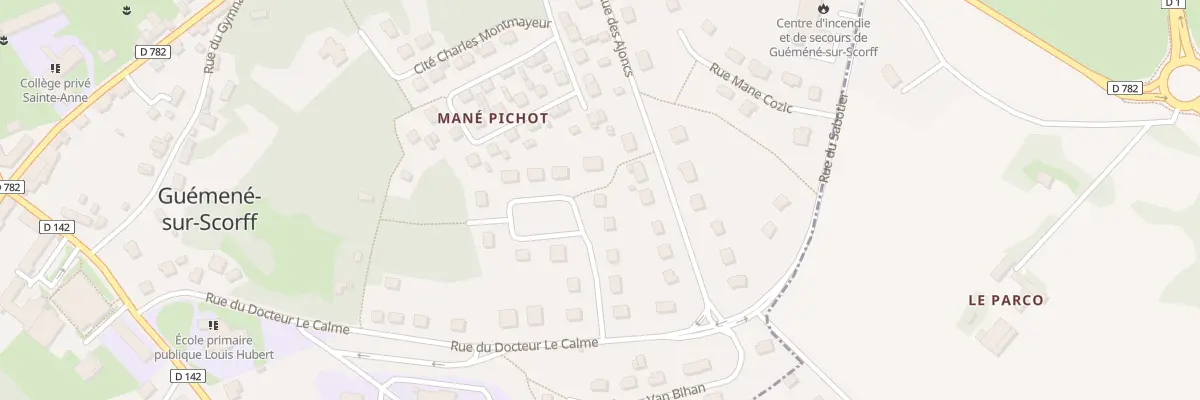 Plan du 9 Rue de l’Abbé Moigno à Guémené-sur-Scorff