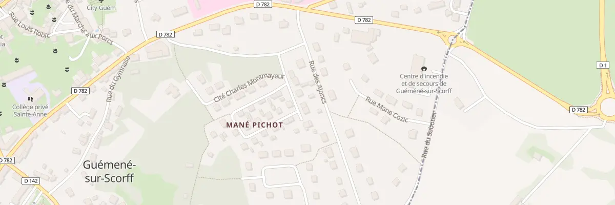 Plan du 6 Cité Charles Montmayeur à Guémené-sur-Scorff