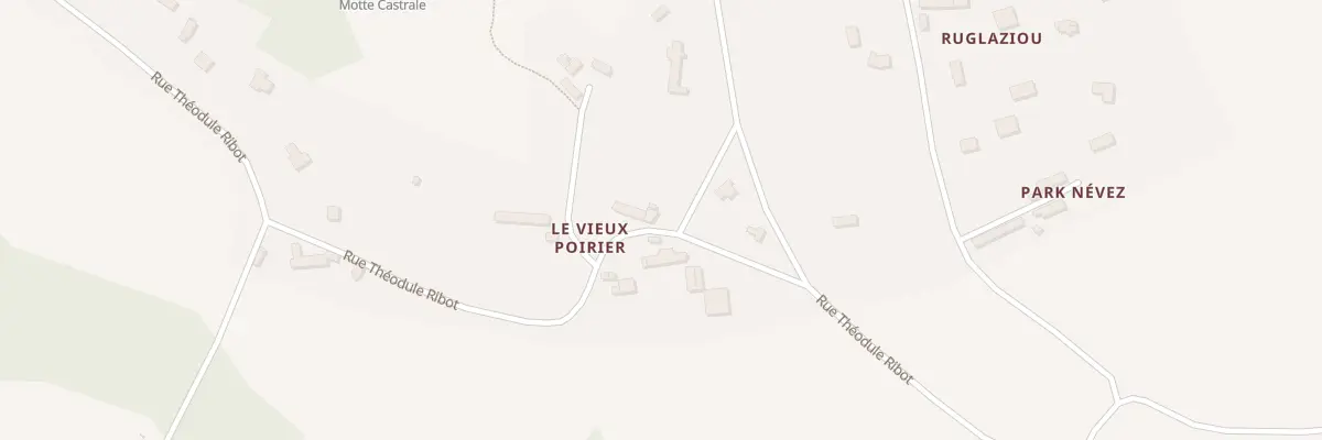 Plan du 4 Le Vieux Poirier à Kermoroc’h