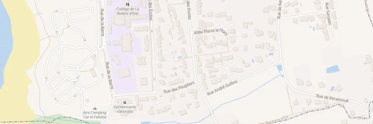Plan du 28 Rue des Dunes à Étel