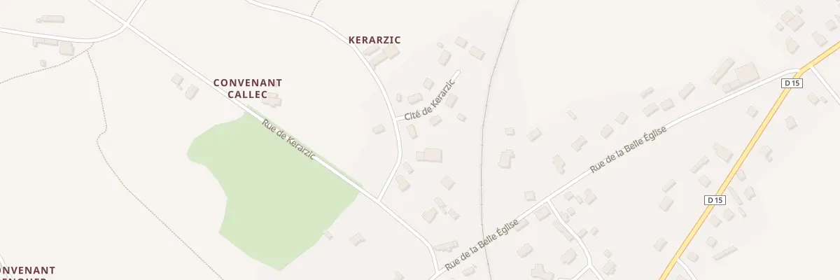 Plan du 1 Rue de Kerarzic à Plouëc-du-Trieux