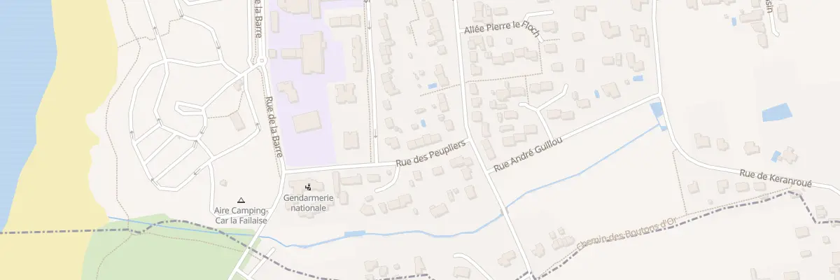 Plan du 3 Rue des Peupliers à Étel