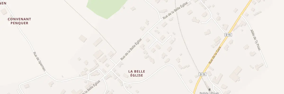 Plan du 16 Rue de la Belle Eglise à Plouëc-du-Trieux