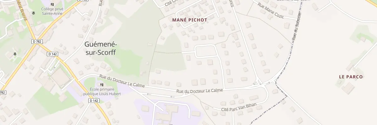 Plan du 8 Rue de l’Abbé Moigno à Guémené-sur-Scorff