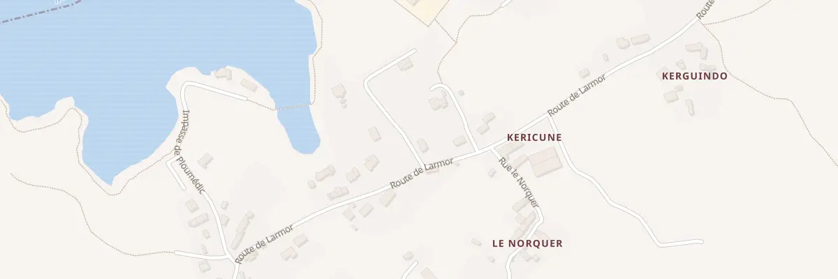 Plan du 82 Rte de Larmor à Belz
