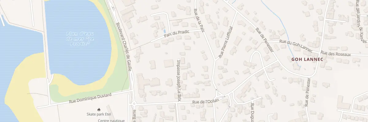 Plan du 5 Imp Joseph le Brix à Étel