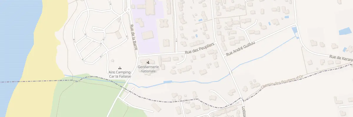 Plan du 8 Rue des Peupliers à Étel
