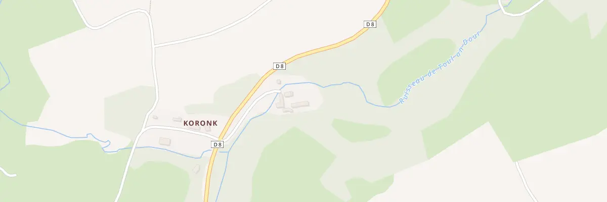 Plan du 1 Koronk à Bourbriac