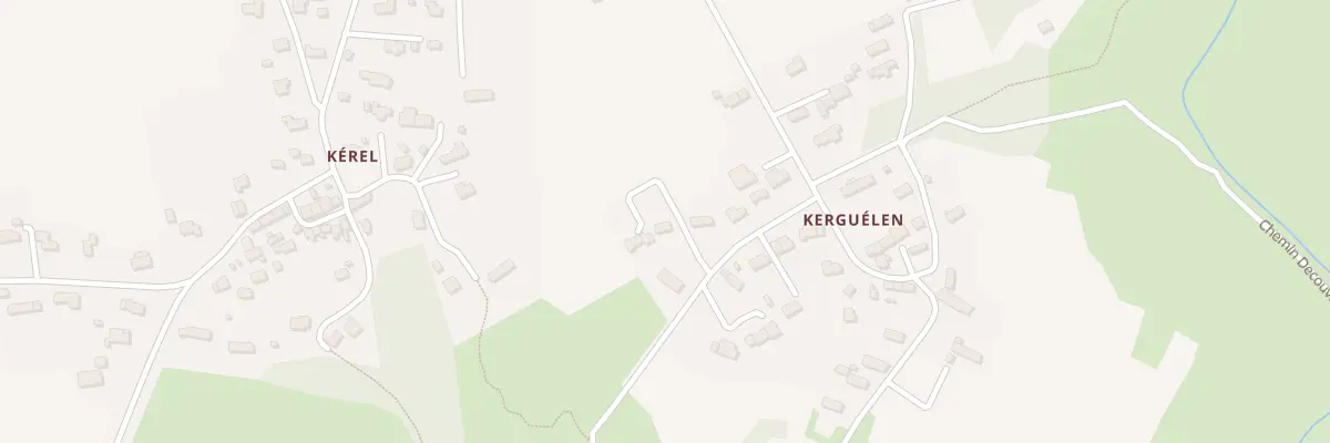 Plan du 5617 Kerguélen à Bangor